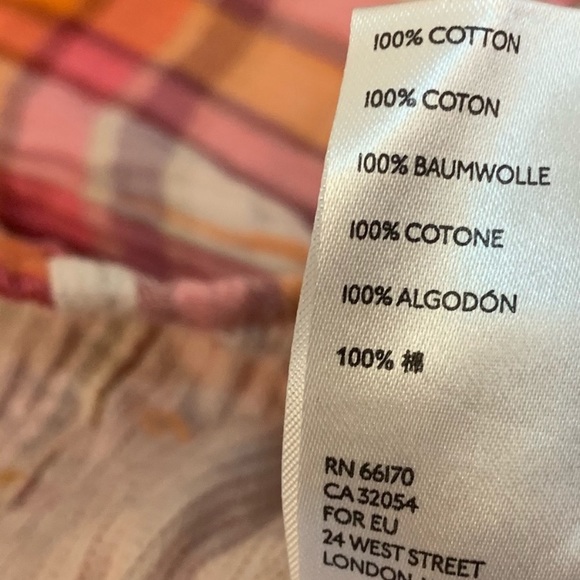 Free People Siena Plaid Pullover LongSleeve Top - Picture 12 of 14